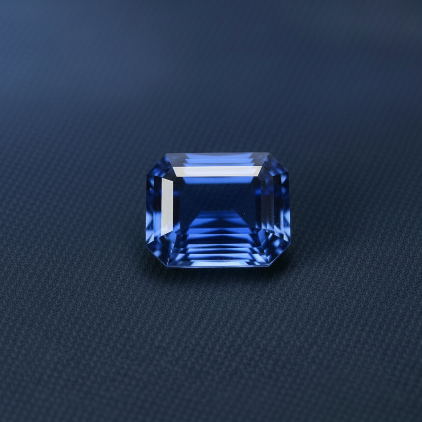 emerald cut sapphire focal point jewellery calibrated emerald cut sapphire melee
